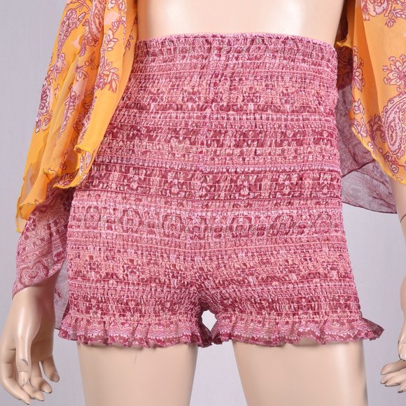 Free People Dream State Tunic & Shorts In Golden Combo - Picture 5 of 5